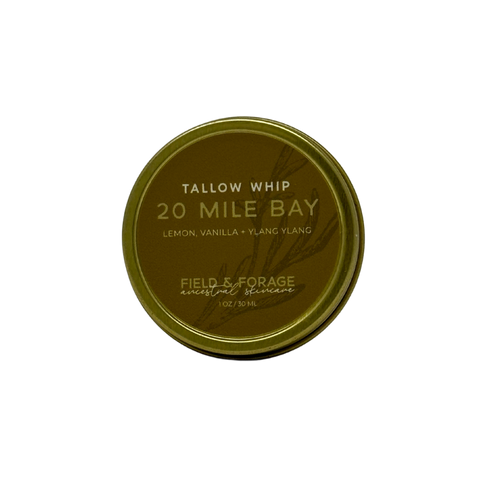 Twenty Mile Bay Whipped Tallow Balm | Lemon & Vanilla Tallow Skincare