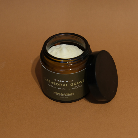 Cathedral Grove Whipped Tallow Balm | Cedar, Citrus & Pine Tallow Skincare