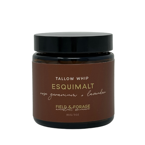 Esquimalt Whipped Tallow Balm | Rose Geranium & Lavender Tallow Skincare