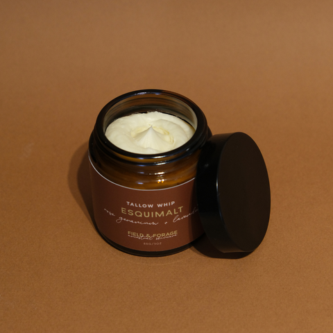 Esquimalt Whipped Tallow Balm | Rose Geranium & Lavender Tallow Skincare