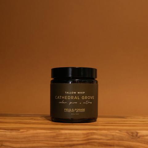 Cathedral Grove Whipped Tallow Balm | Cedar, Citrus & Pine Tallow Skincare