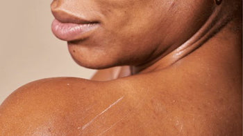 woman with tallow skincare on her skin